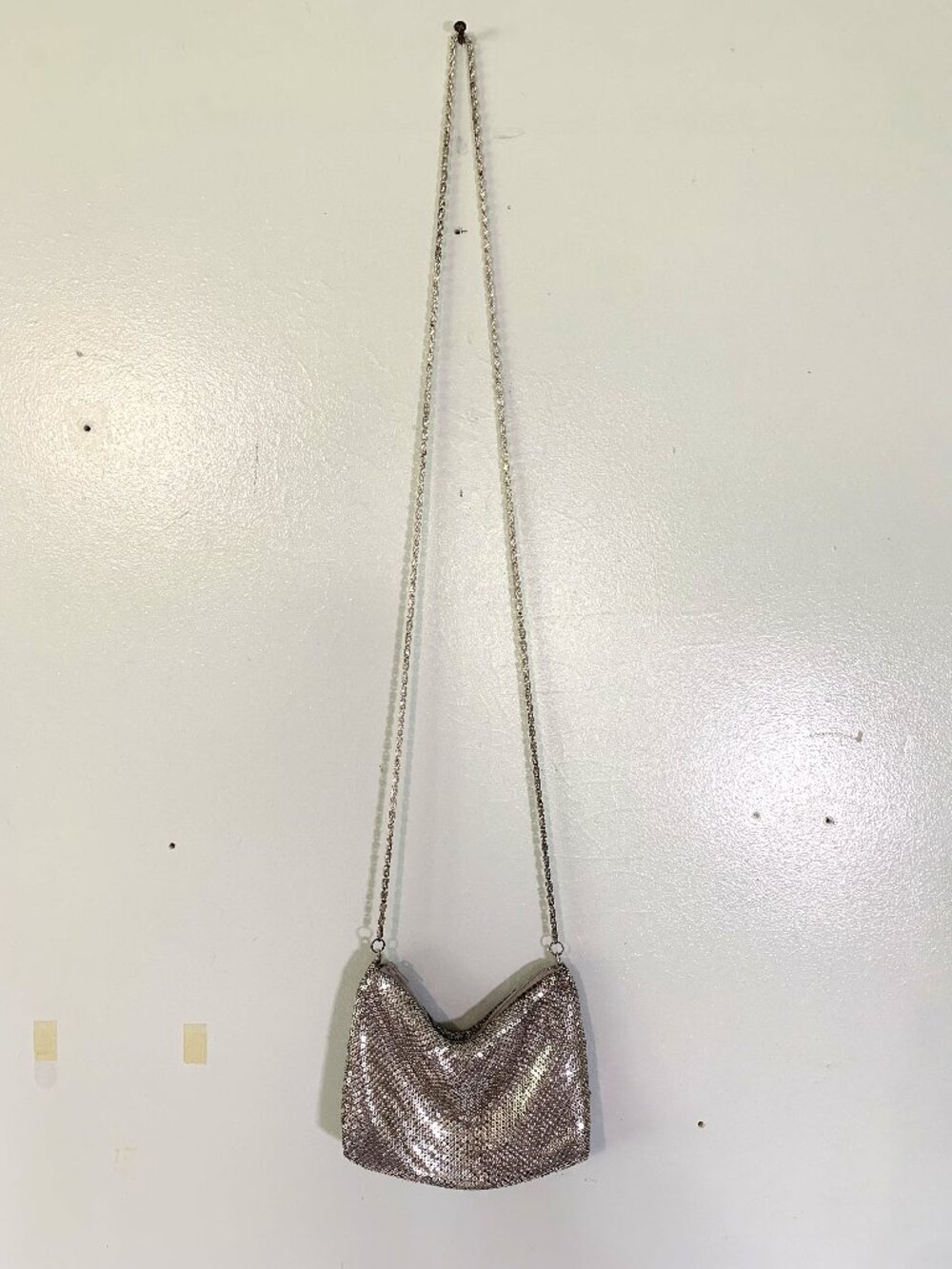 LORD & TAYLOR Metallic Mesh Evening Bag